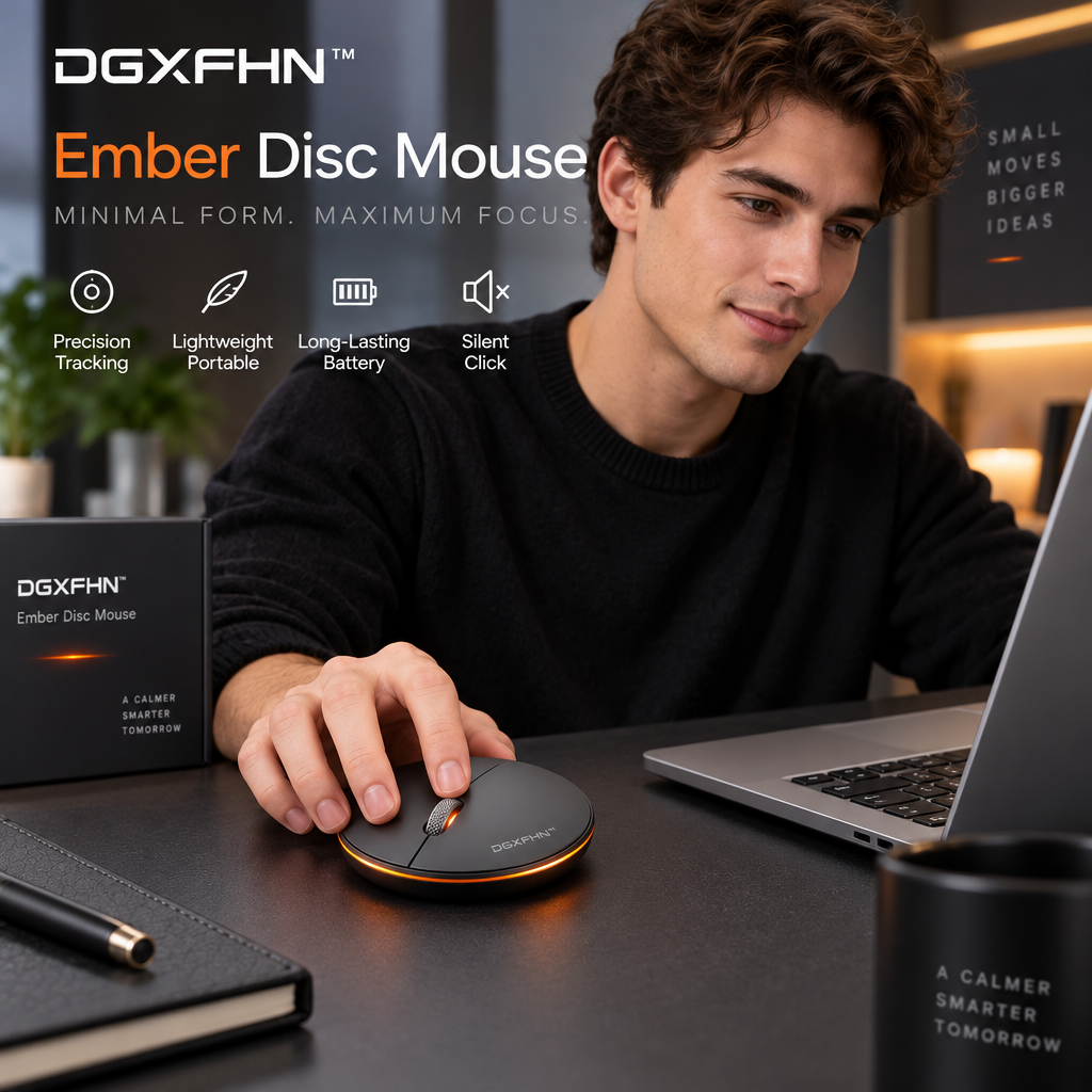 DGXFHN™ Ember Disc Mouse
