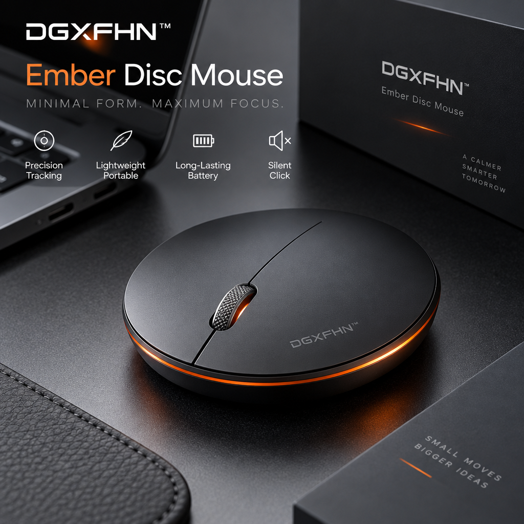 DGXFHN™ Ember Disc Mouse